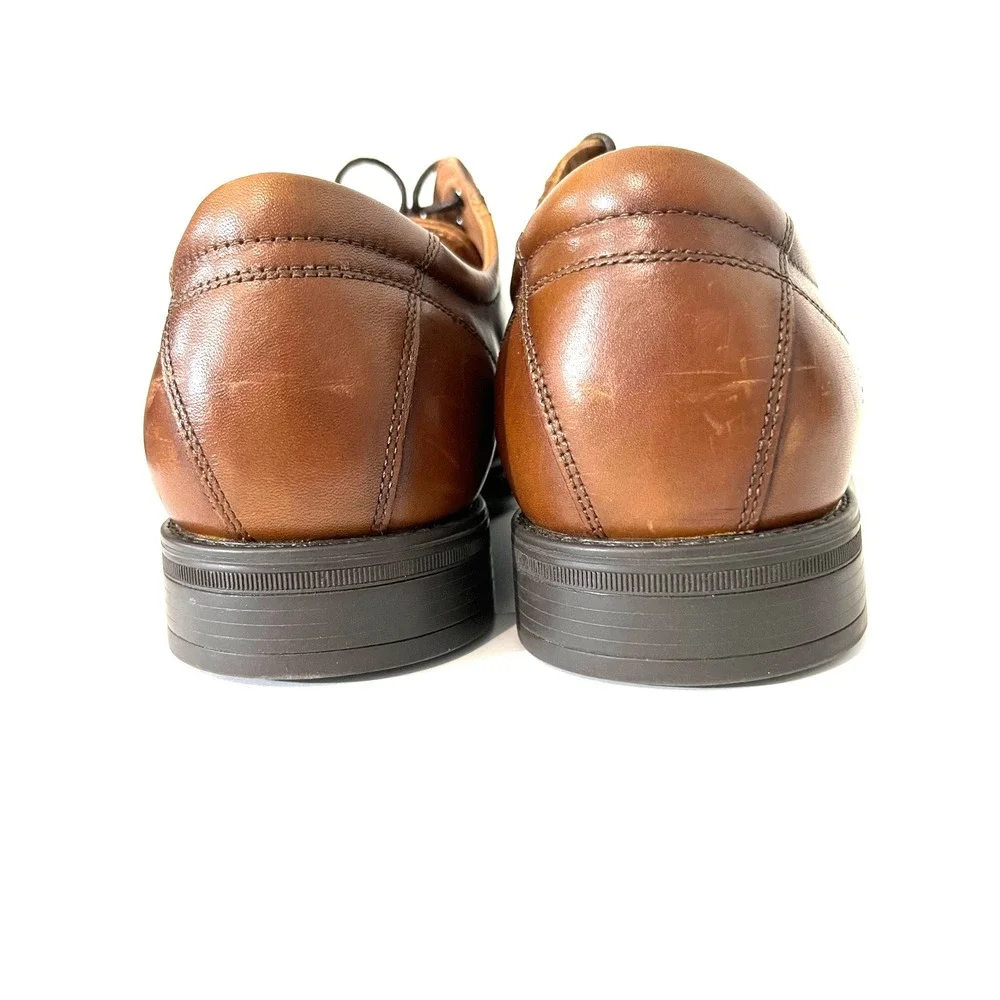 Florsheim Leather Midtown Cap Toe Oxford Men's Brown/Cognac Sz 10D Classic